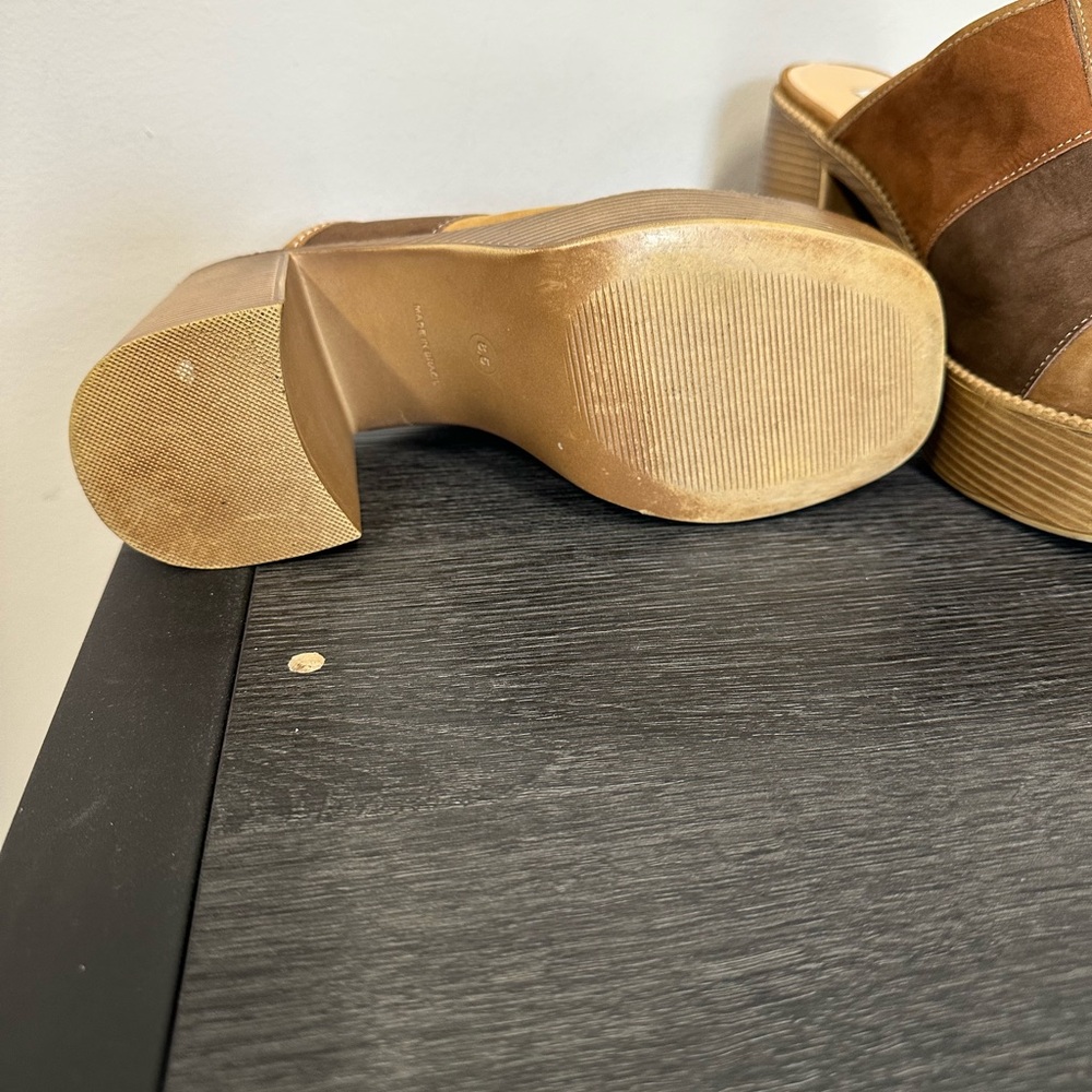 Steve Madden Brown Patchwork Mules - image 4